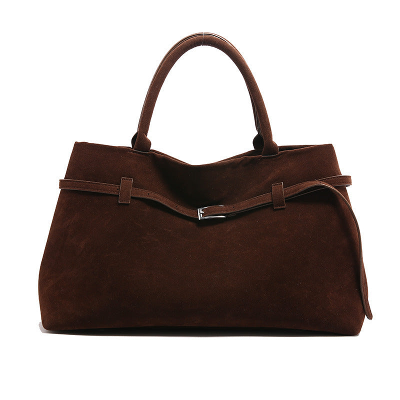 Women's Large Capacity Suede Tote Bag