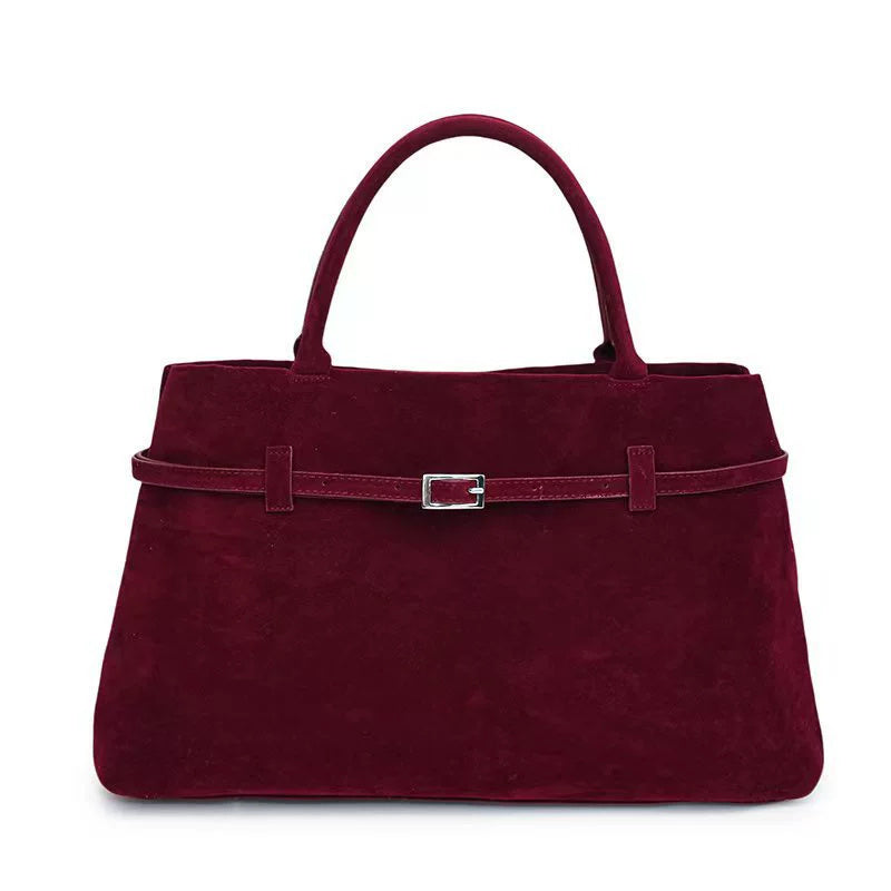 Women's Large Capacity Suede Tote Bag