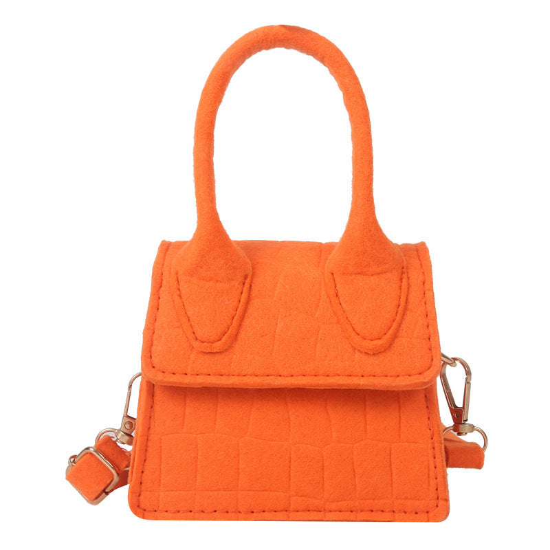 Women's Solid Color Mini Shoulder Bags