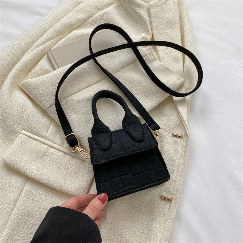 Women's Solid Color Mini Shoulder Bags