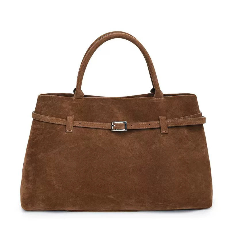 Women's Large Capacity Suede Tote Bag